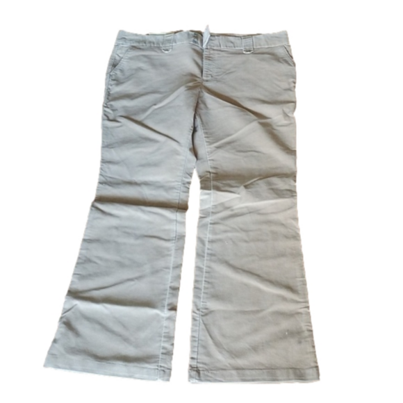 Gap Long & Lean Corduroy Flare Pants Jeans, Tan, Size 20 - Picture 7 of 10